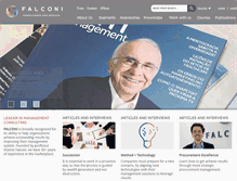 Tablet Screenshot of falconi.com
